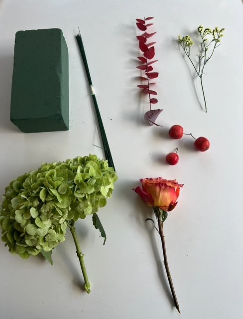 La zucca decorata per centro tavola